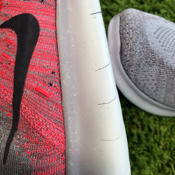 NWT Nike Free Rn Flyknit VIOLET Fog WMNS - Picture 6 of 7